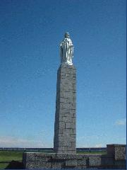 Arrromanches - Statue on Headland